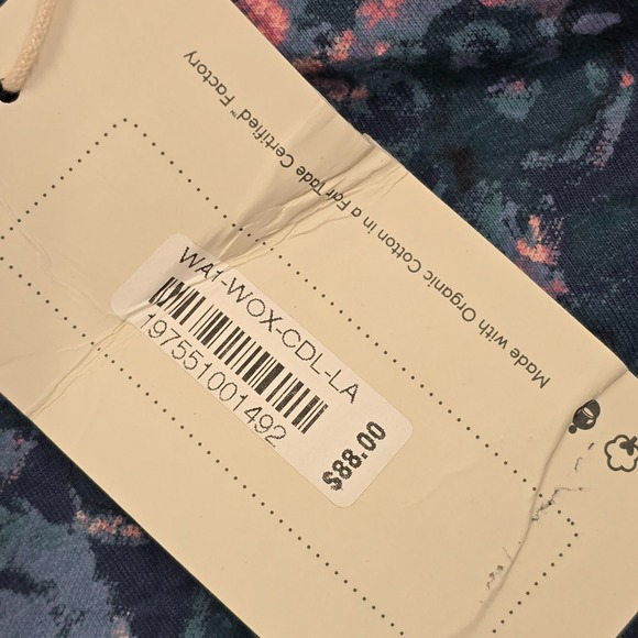 Pact Womens Floral Fit Flare Midi Dress Size L One Shoulder Cottage Romantic Eco - Picture 8 of 16